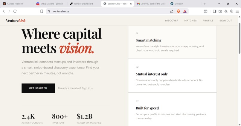 VentureLink – screenshot 1