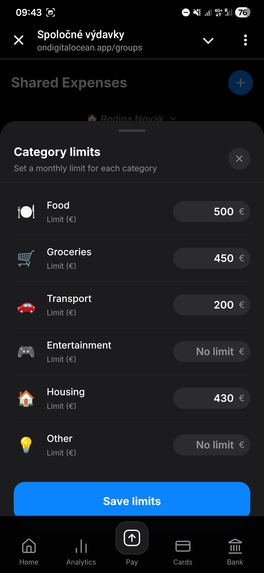 Spoločné výdavky — Shared Expenses – screenshot 3