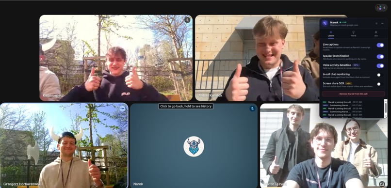 [Programistyczna] [LockedIn] Narok - AI meeting specialist – screenshot 1