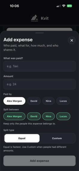 KVIT - Shared Finance Manager – screenshot 6