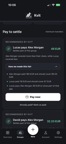 KVIT - Shared Finance Manager – screenshot 9