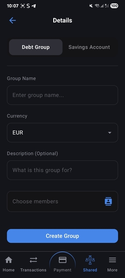 Shared Finances  – screenshot 4