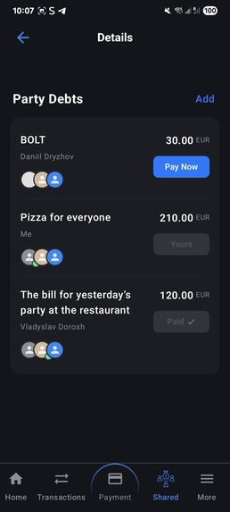 Shared Finances  – screenshot 8