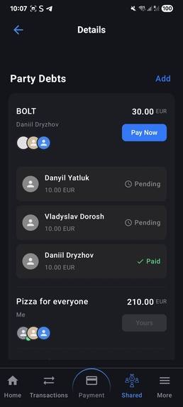 Shared Finances  – screenshot 11