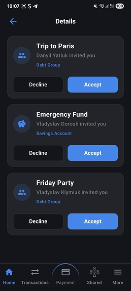 Shared Finances  – screenshot 15