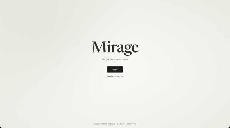 mirage – screenshot 1
