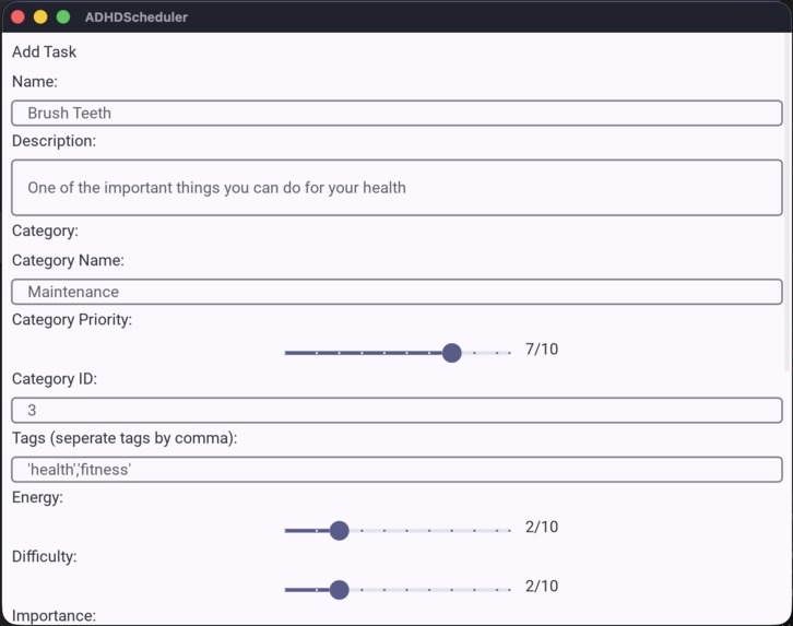ADHDScheduler – screenshot 3