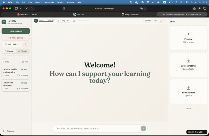 Tutorly – screenshot 1