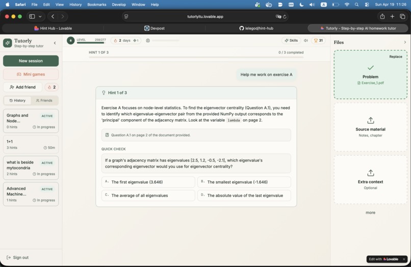 Tutorly – screenshot 2