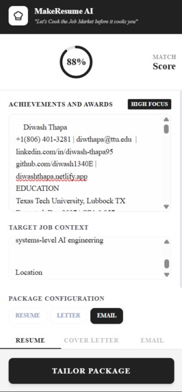MakeResume AI – screenshot 1