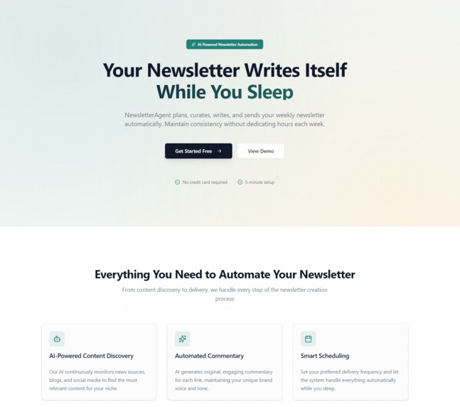 NewsletterAgent – screenshot 1