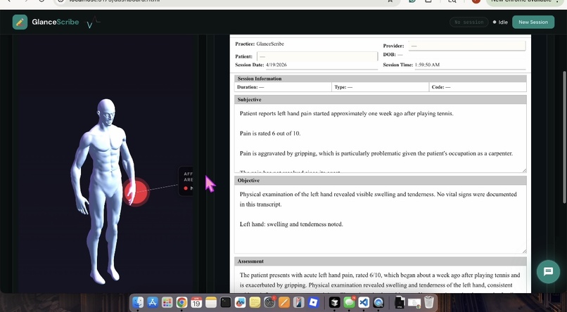 GlanceScribe – screenshot 1