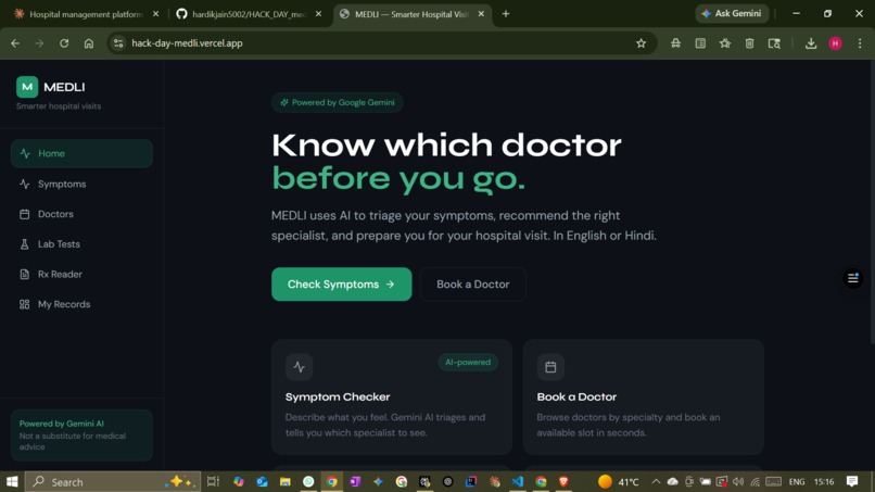 MEDLI – screenshot 1