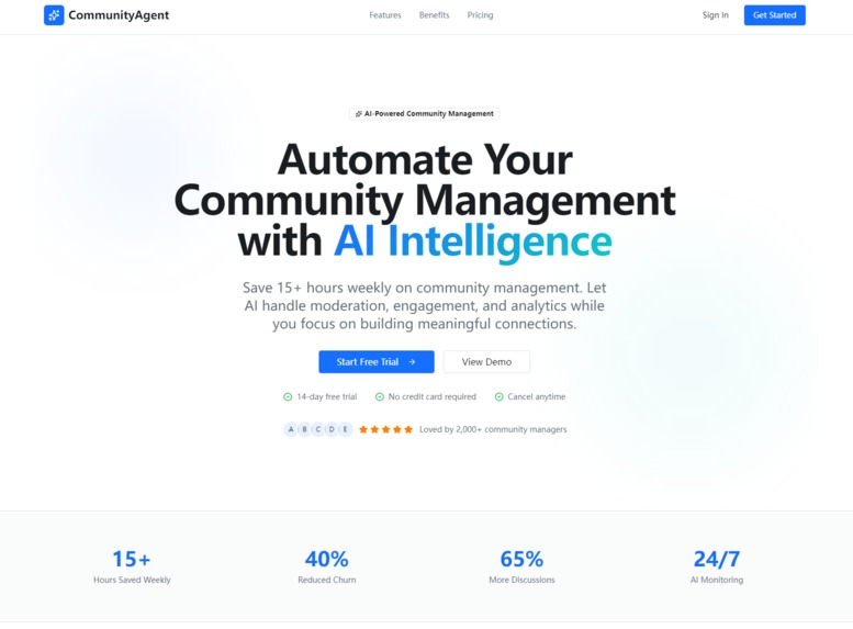 CommunityAgent – screenshot 1