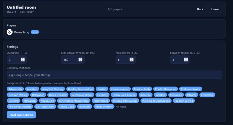 WINterview – screenshot 4