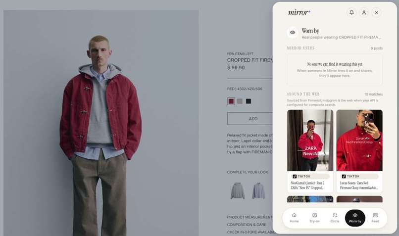 Mirror: Shop the Vibe, Not the Catalog – screenshot 1