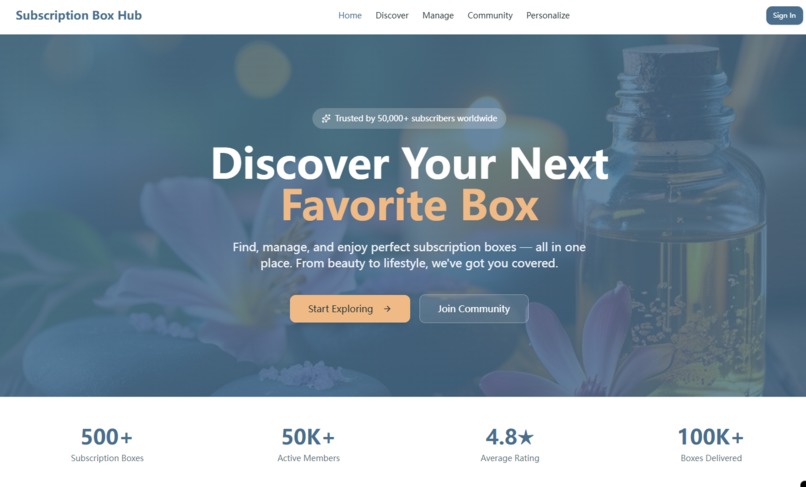 Discover Your Next Favorite Box – screenshot 1