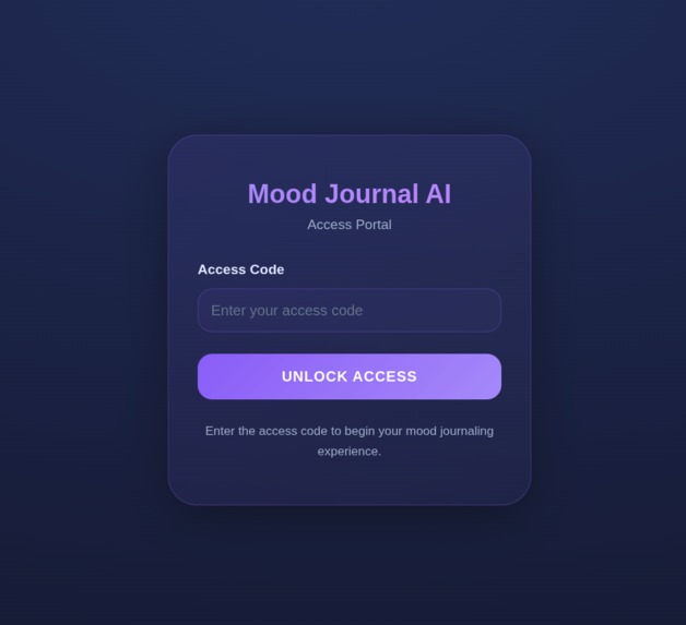 Mood Journal AI – screenshot 3