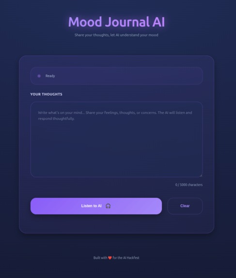 Mood Journal AI – screenshot 4