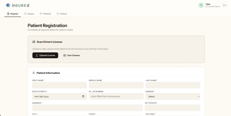 inSUREd – screenshot 2