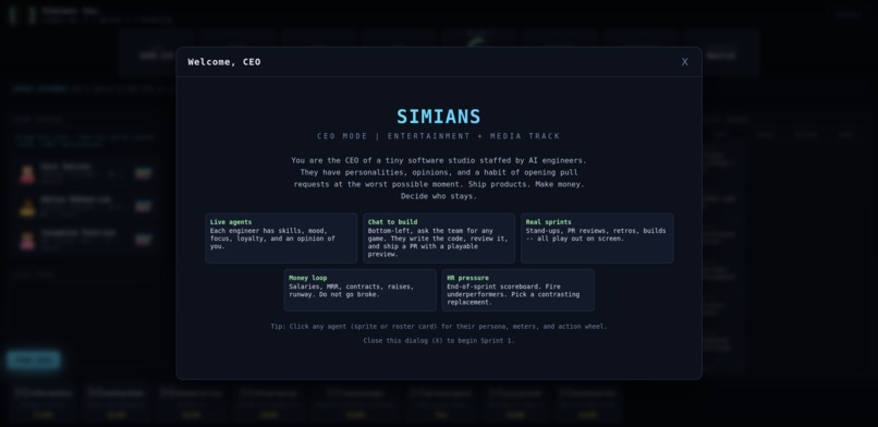 Simians – screenshot 1