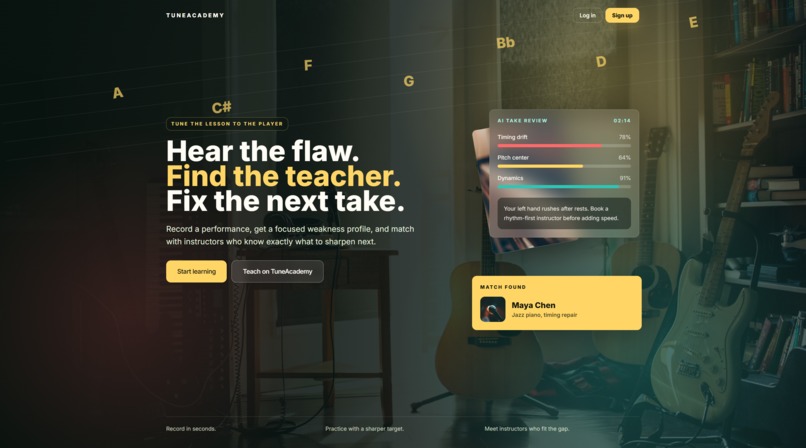 TuneAcademy – screenshot 1