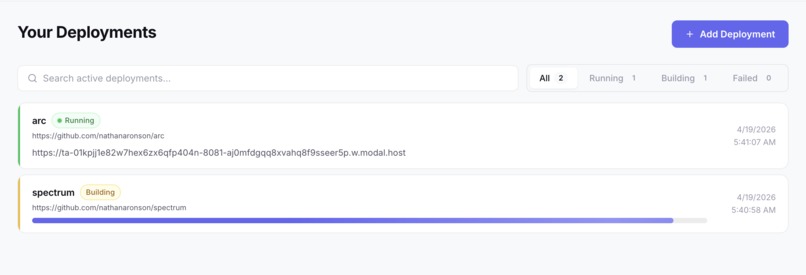 dploy – screenshot 2