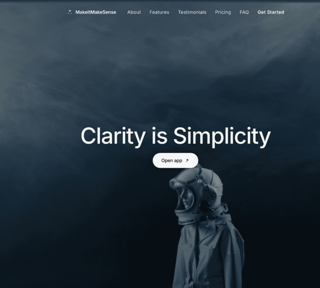 MakeItMakeSense – screenshot 1