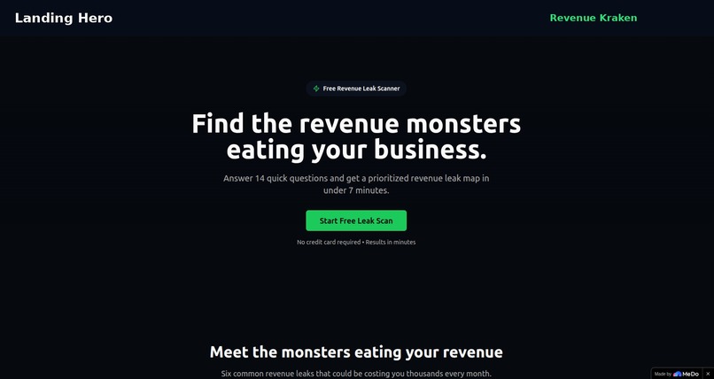 Free Revenue Leak Scanner – screenshot 2