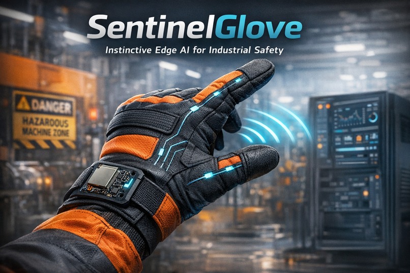 SentinelGlove: Instinctive Edge AI for Industrial Safety – screenshot 1