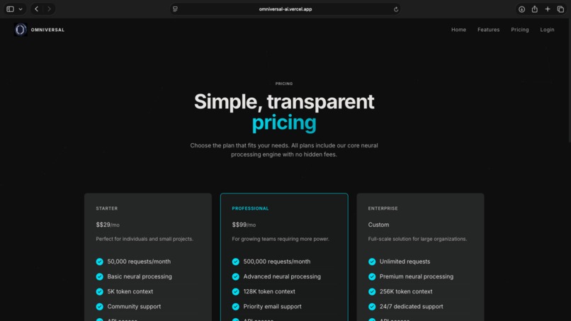 Omniversal AI – screenshot 4