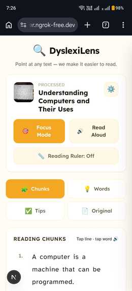 DyslexiLens – screenshot 8
