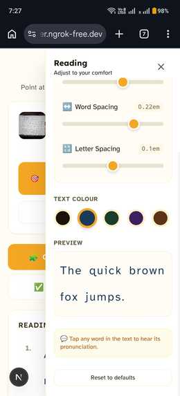 DyslexiLens – screenshot 7