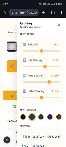 DyslexiLens – screenshot 10