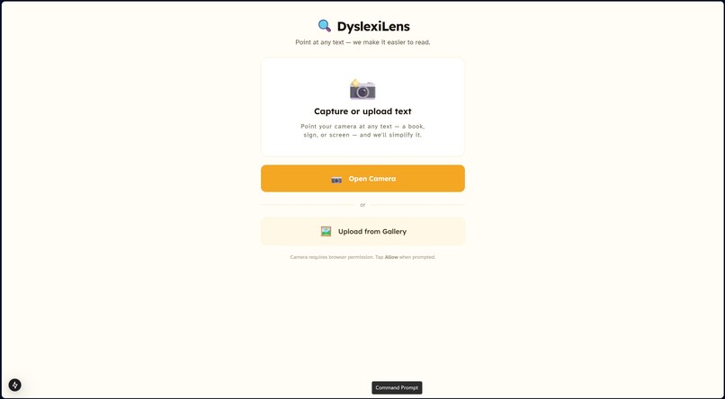 DyslexiLens – screenshot 1