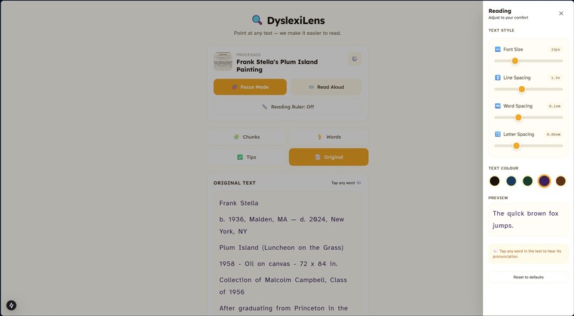 DyslexiLens – screenshot 5