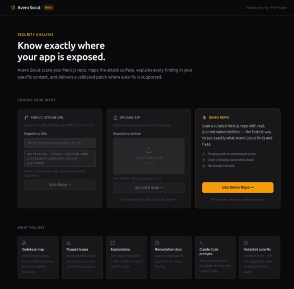 Avero-Scout – screenshot 1
