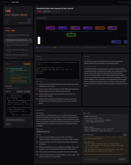 Avero-Scout – screenshot 2