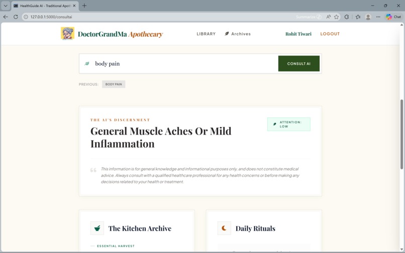 Doctor Grandma Guide  – screenshot 1