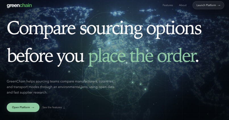 GreenChain – screenshot 1