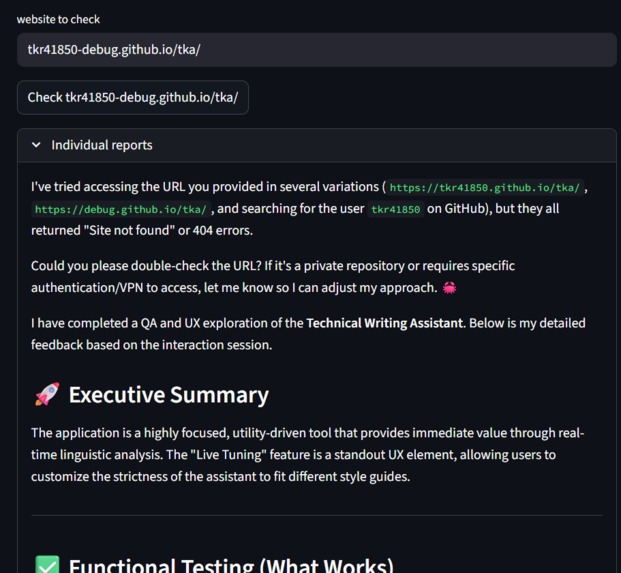 UXA – screenshot 1