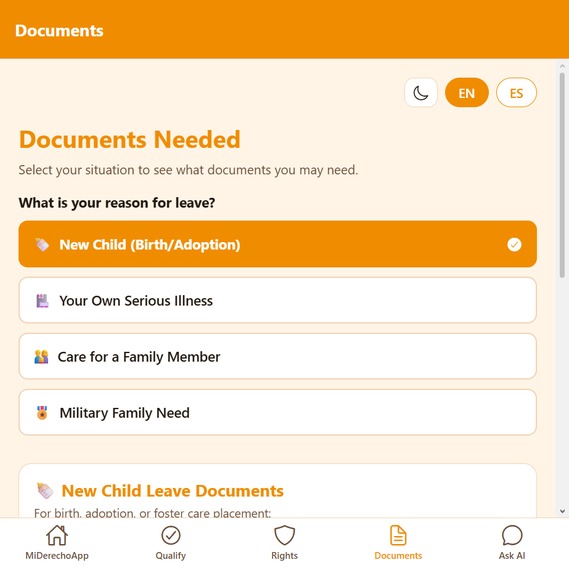 MiDerechoApp – screenshot 4