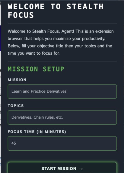 Stealth Focus – screenshot 1