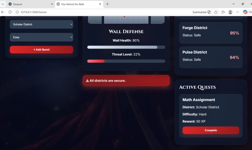 Rise Behind the Walls – screenshot 3