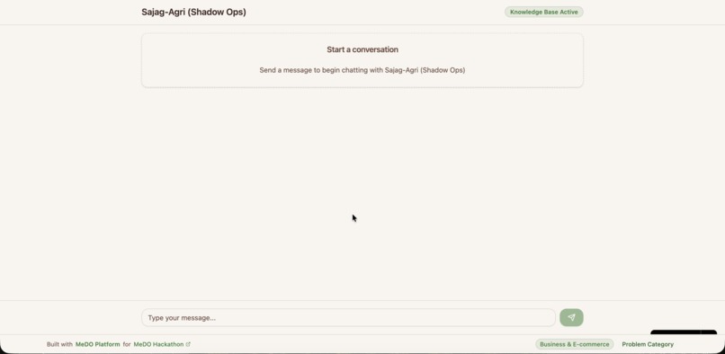 Sajag: The Agentic Shadow Member for B2B Operations – screenshot 1