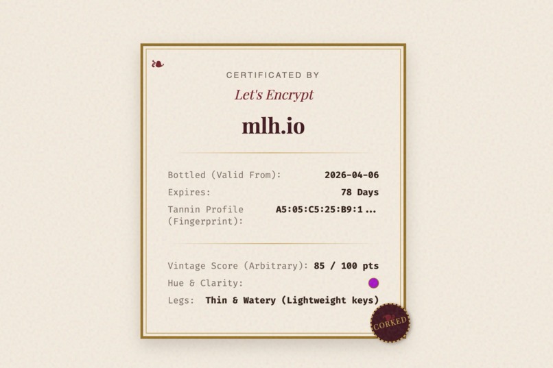 AI Certificate Sommelier – screenshot 2