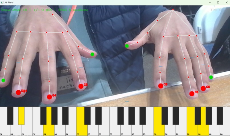 Air Piano – screenshot 1