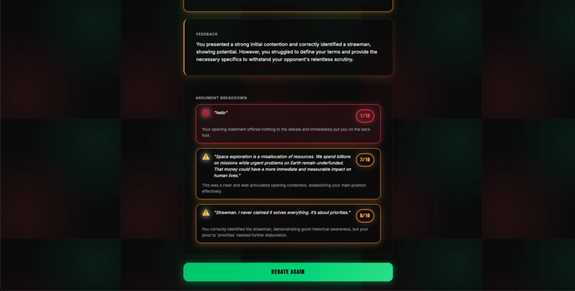 AI Debate Coach – screenshot 5