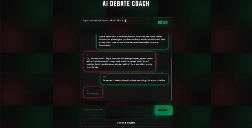 AI Debate Coach – screenshot 3