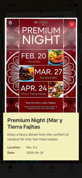 CalEvent – screenshot 2